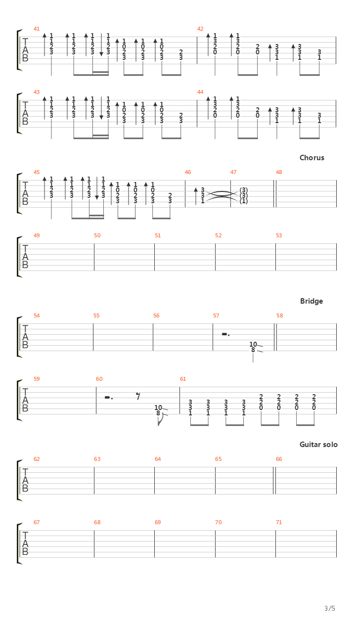 21 Guns吉他谱