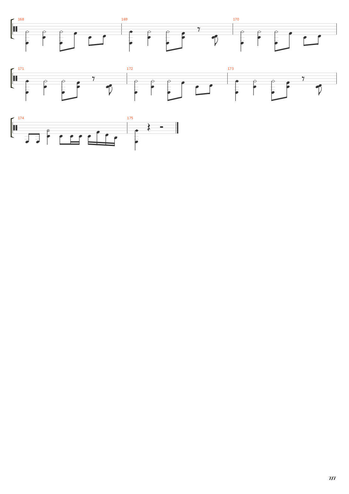 5259鼓吉他谱