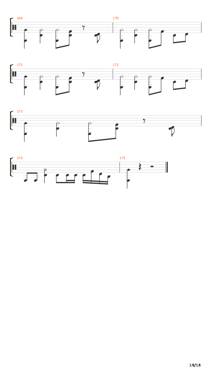 5259鼓吉他谱