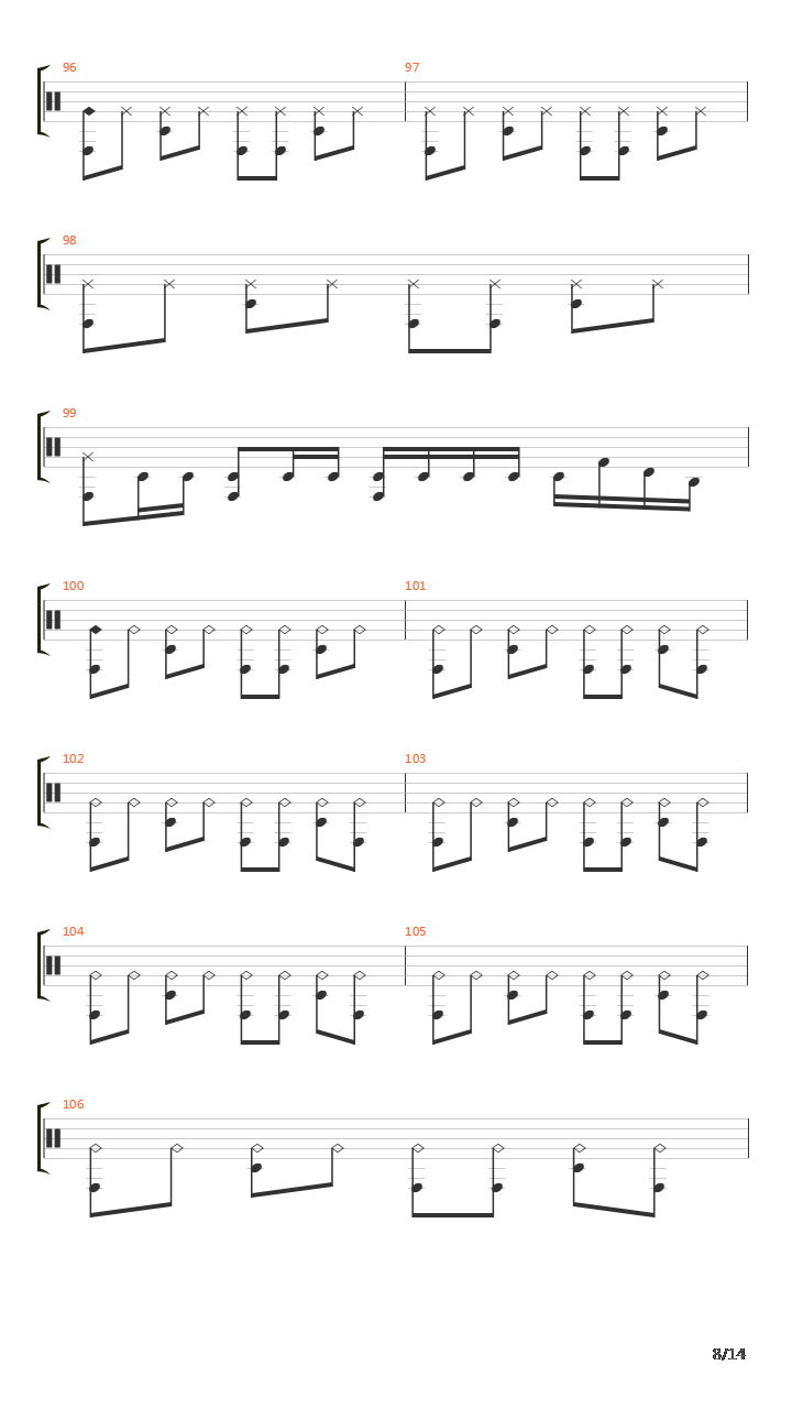5259鼓吉他谱