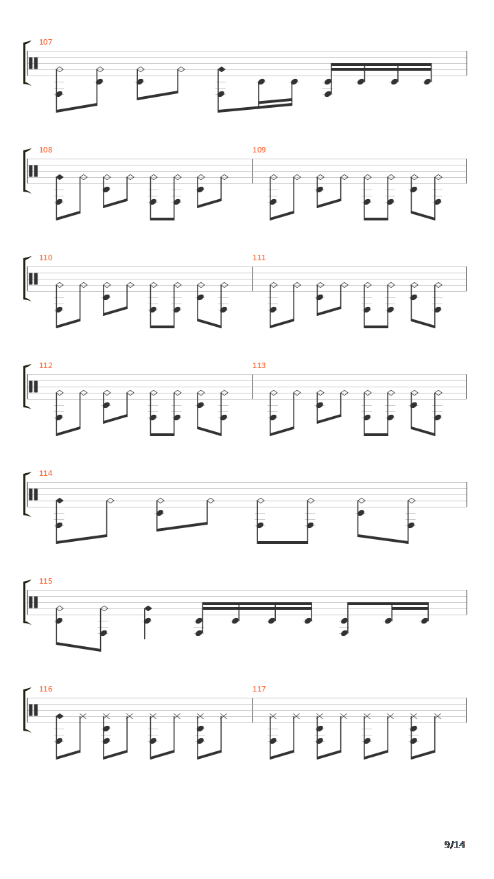 5259鼓吉他谱