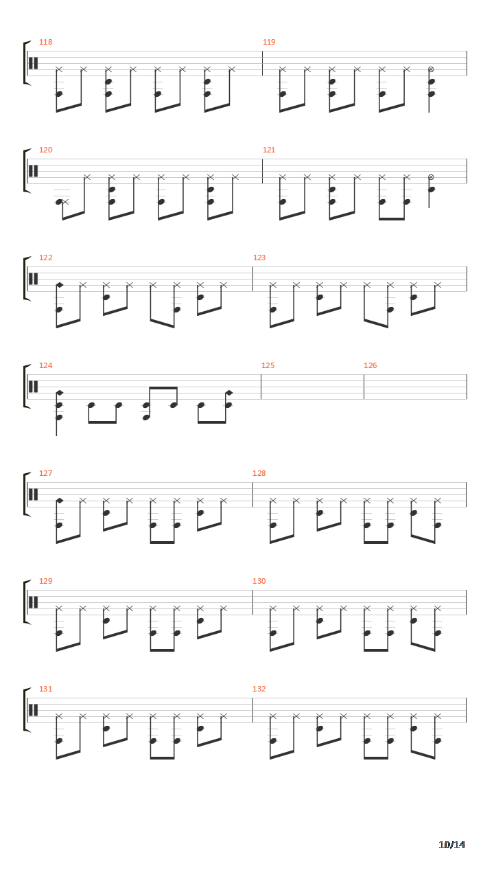 5259鼓吉他谱