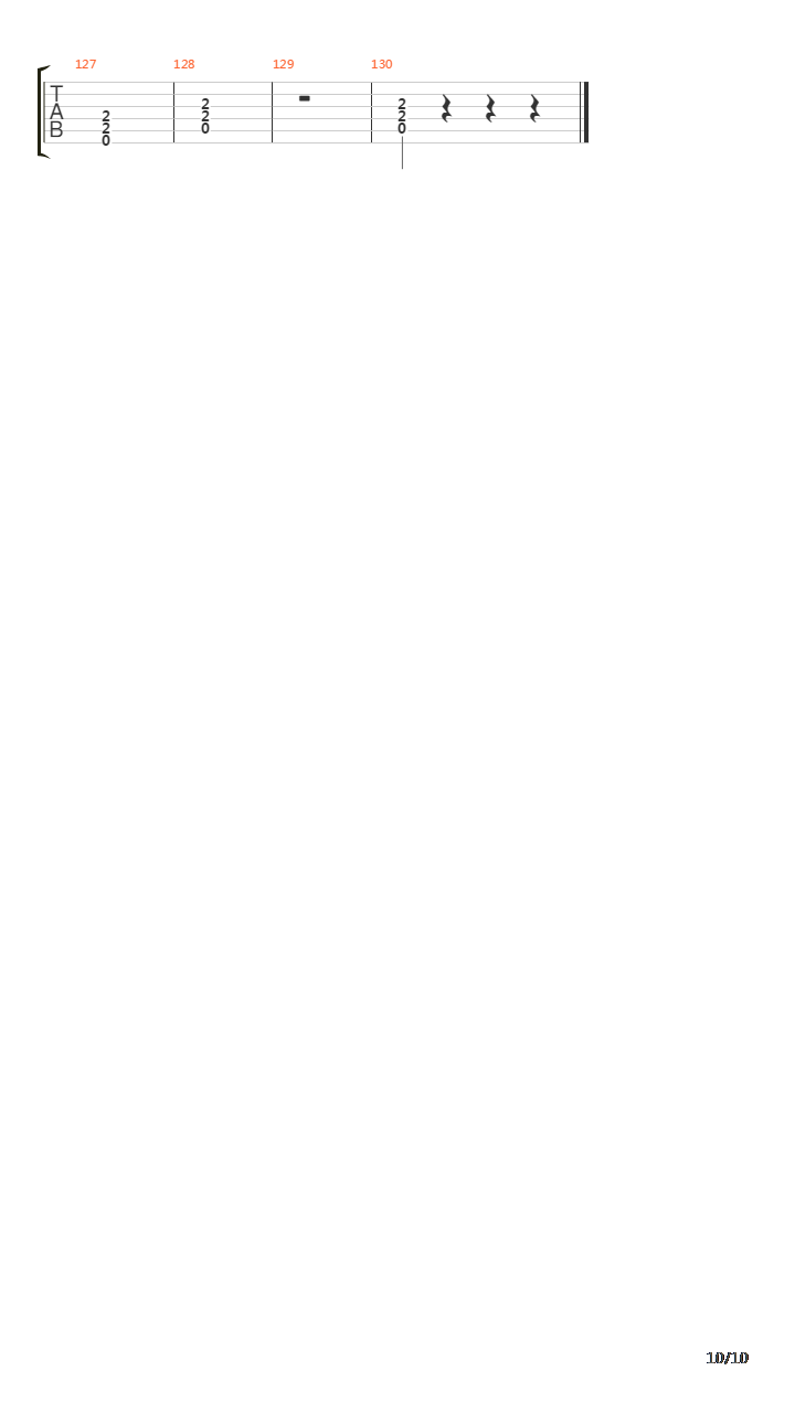 火山吉他谱