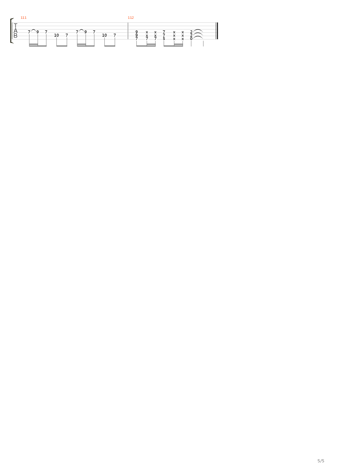 没有情感吉他谱