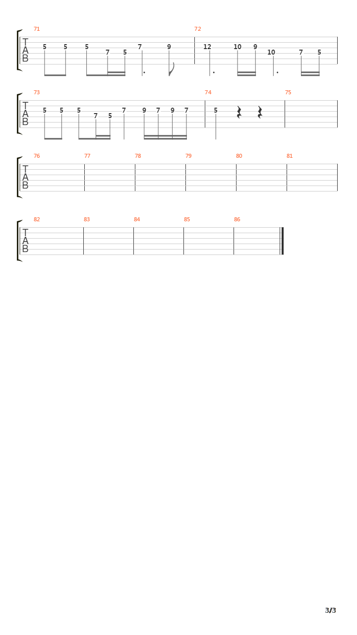 以为她吉他谱