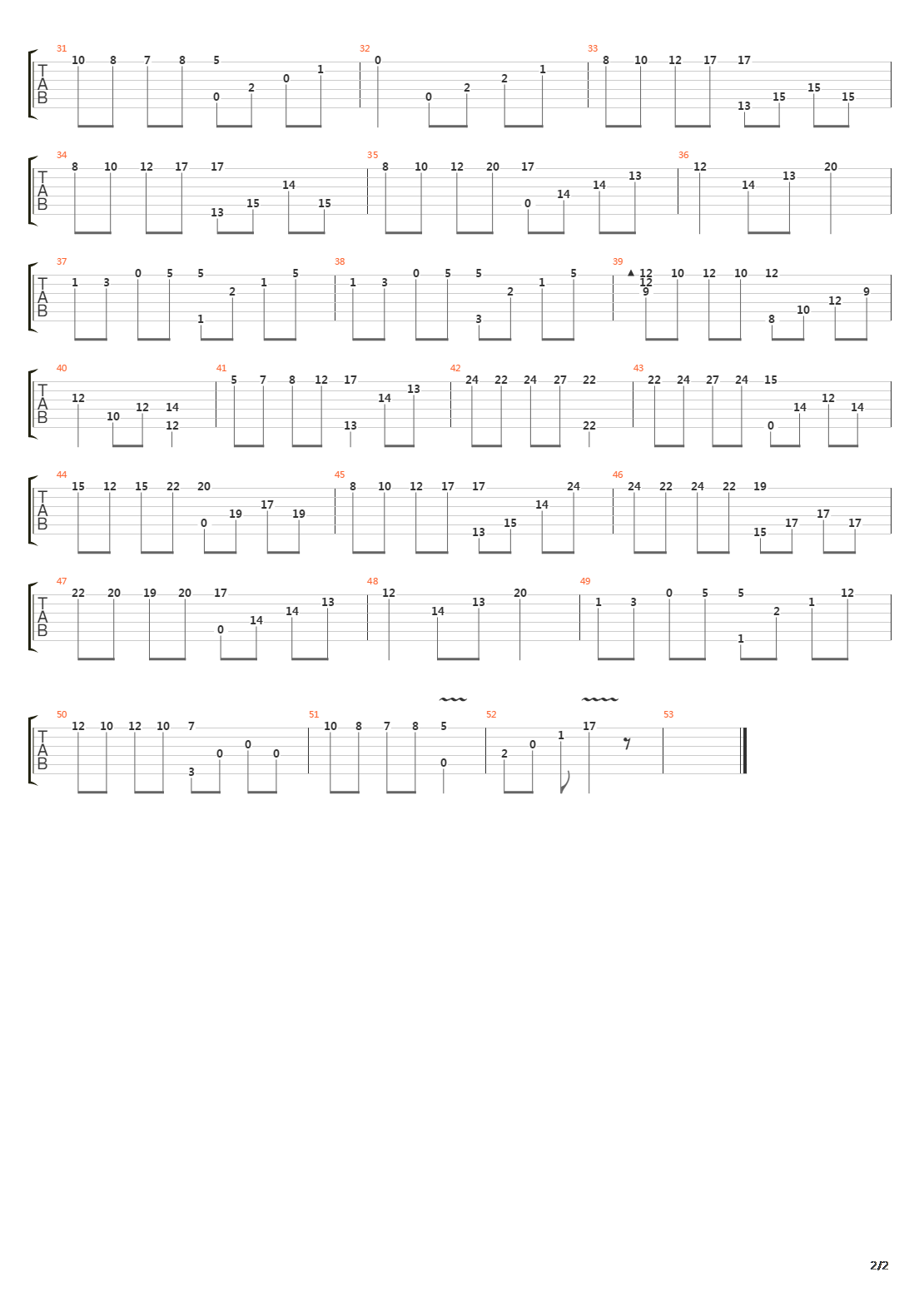 夜的钢琴曲五吉他谱