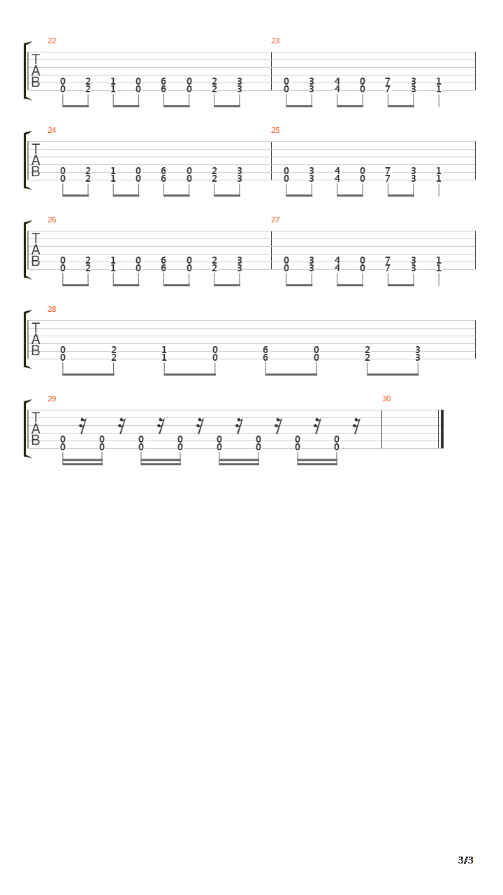 A06吉他谱