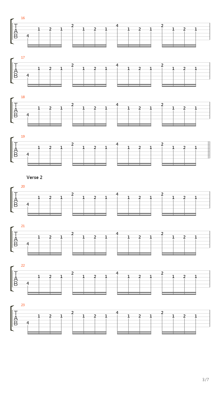 Across The Line吉他谱