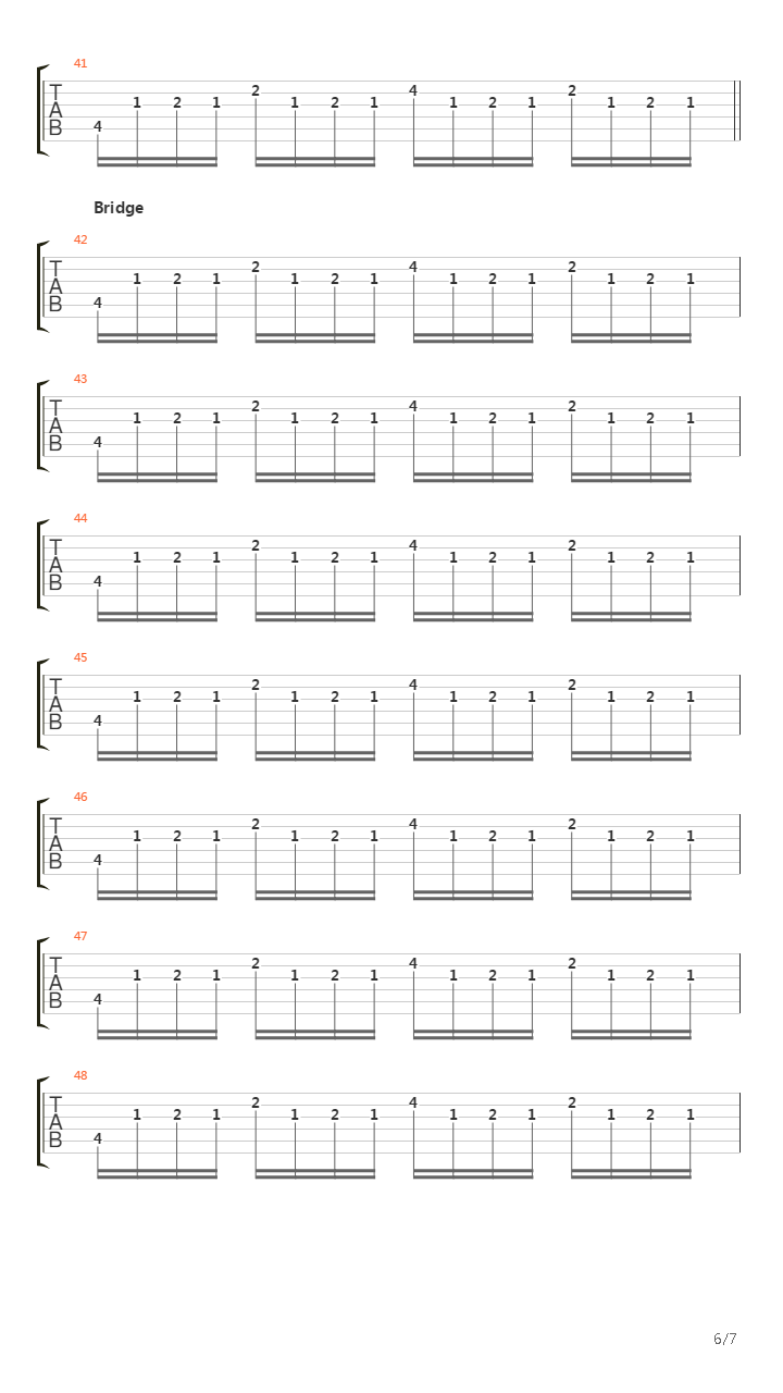 Across The Line吉他谱