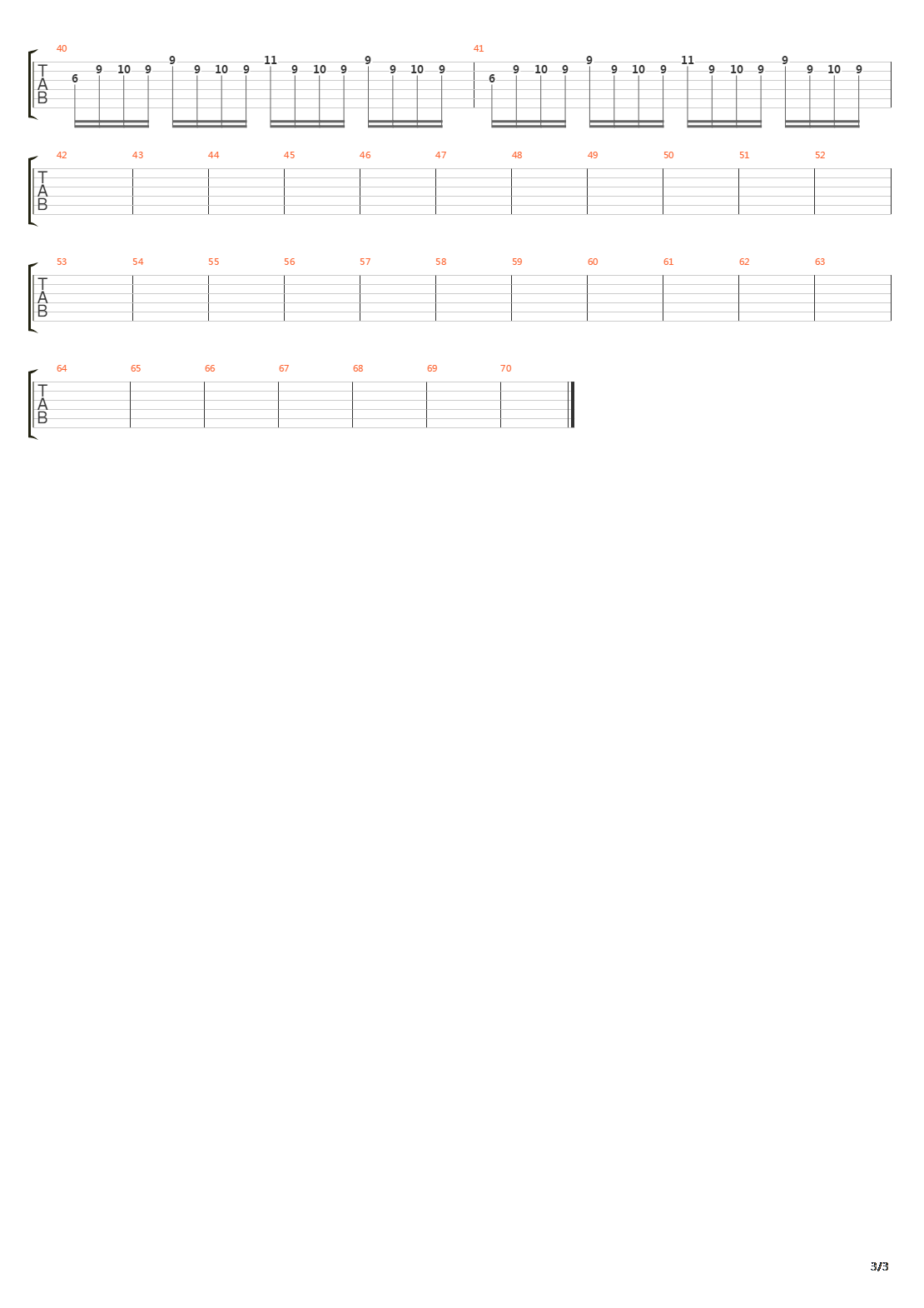 Across The Line吉他谱