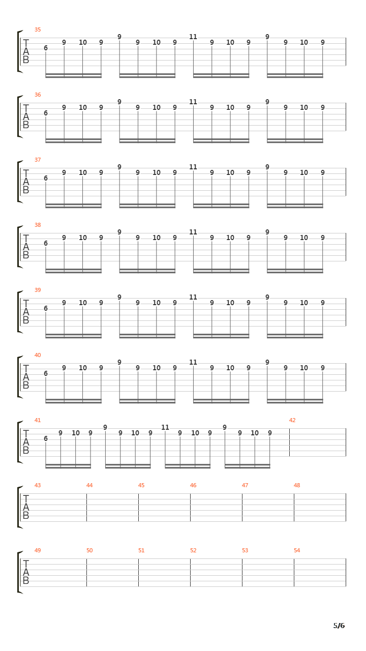 Across The Line吉他谱