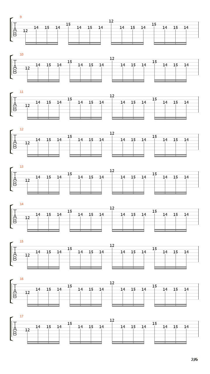 Across The Line吉他谱