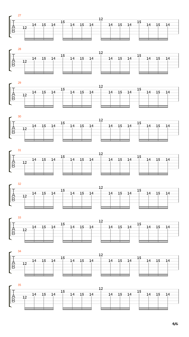 Across The Line吉他谱