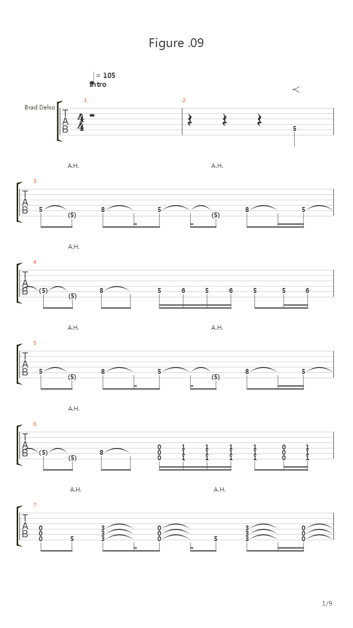 Figure09吉他谱