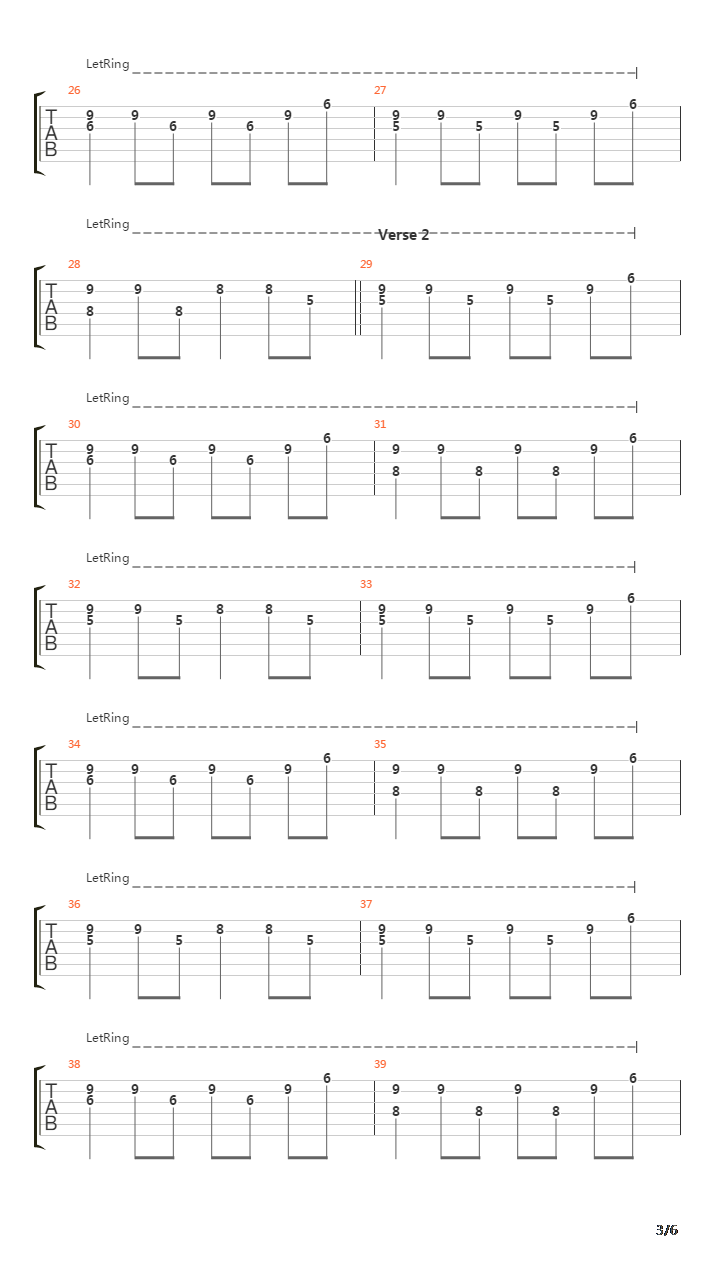 In Pieces吉他谱