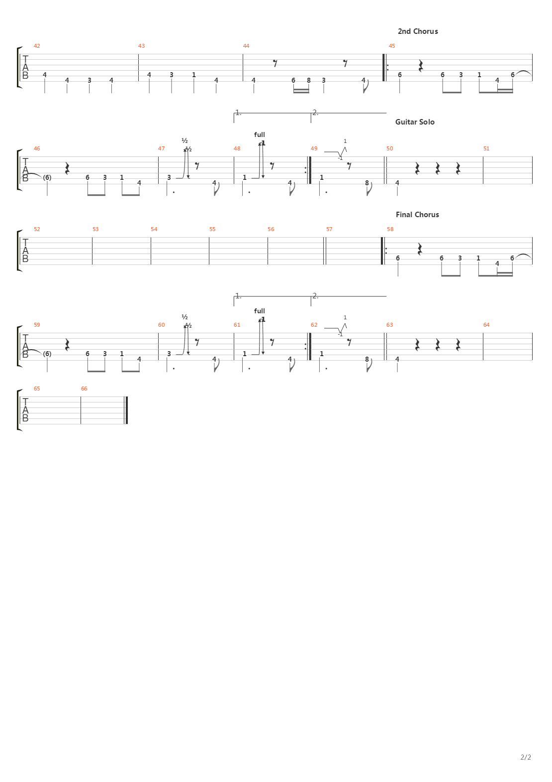 In Pieces吉他谱