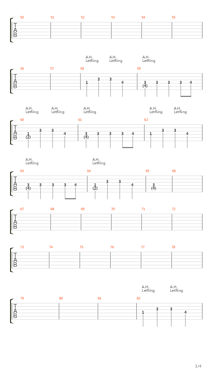 In The End吉他谱