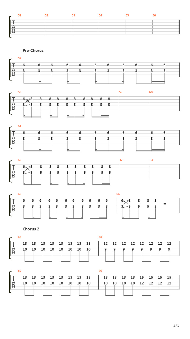 No Roads Left吉他谱