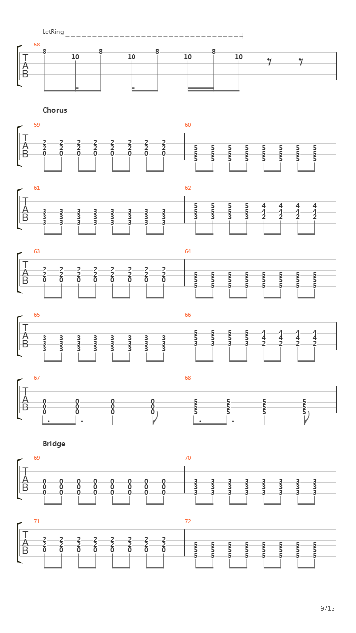 No Roads Left吉他谱