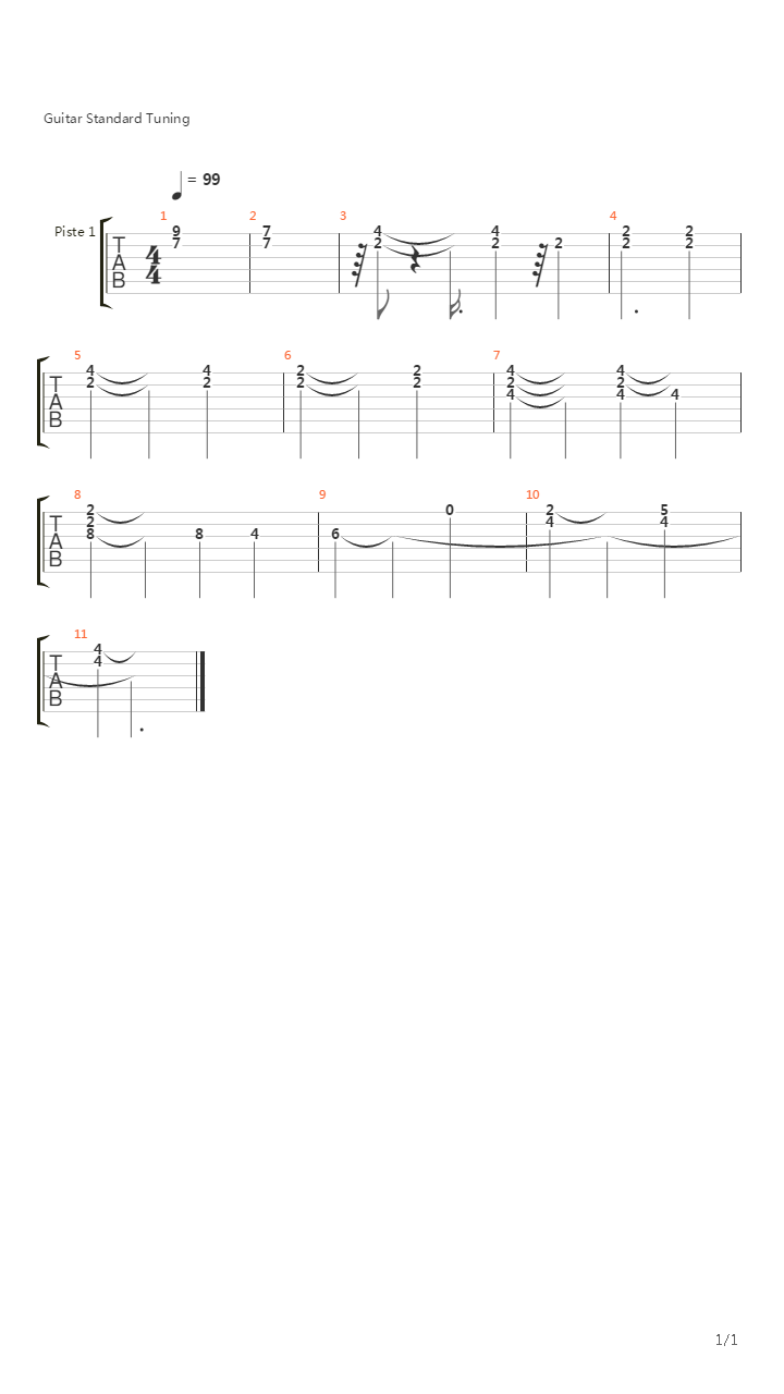 Ntr Mission吉他谱