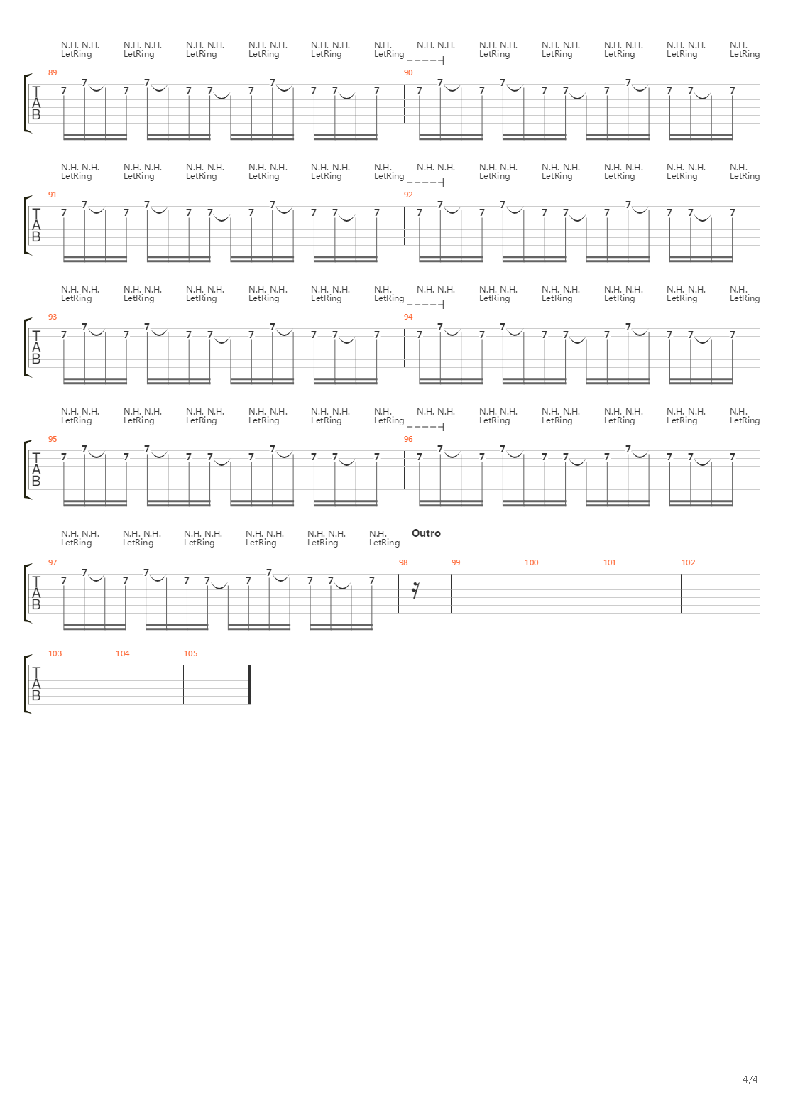 Pale吉他谱