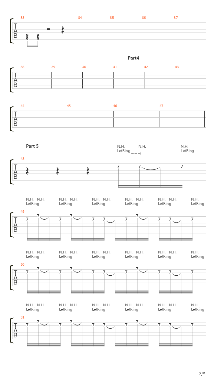 Pale吉他谱