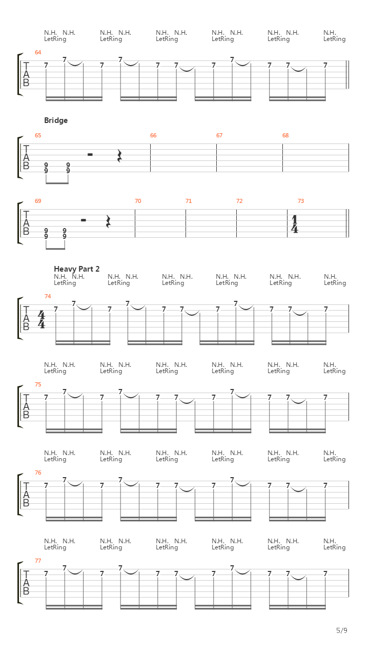 Pale吉他谱