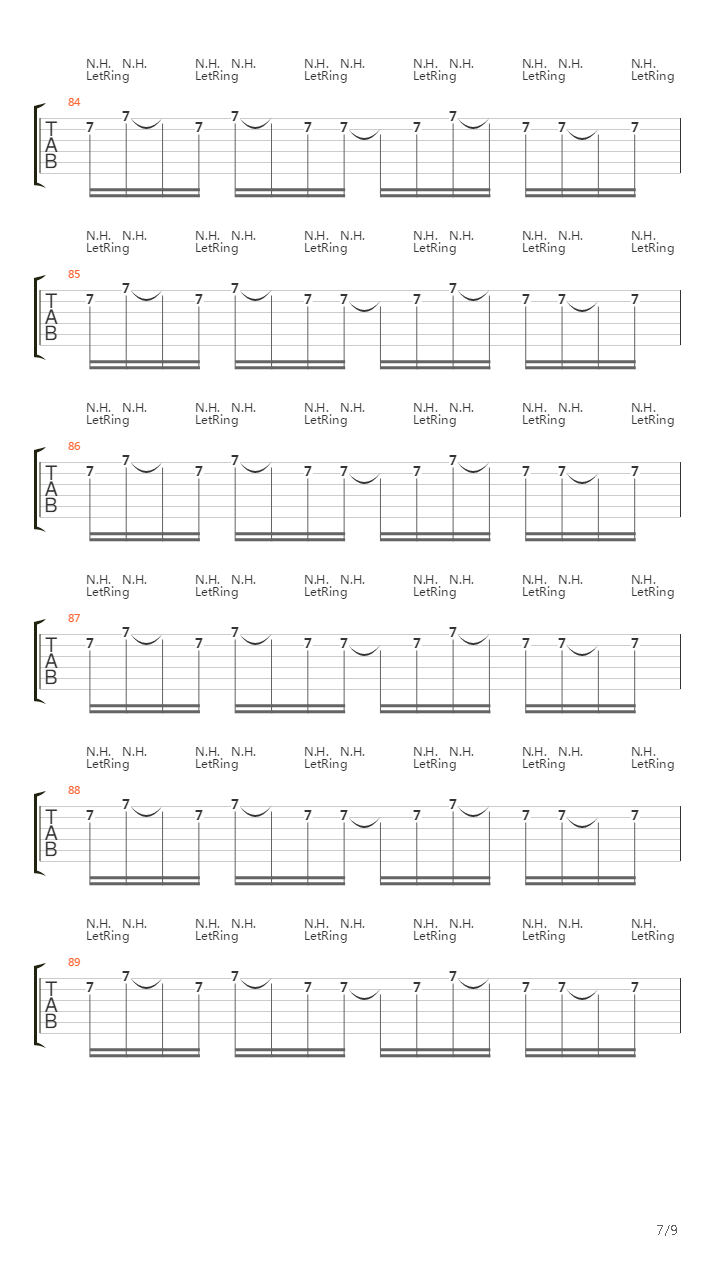 Pale吉他谱