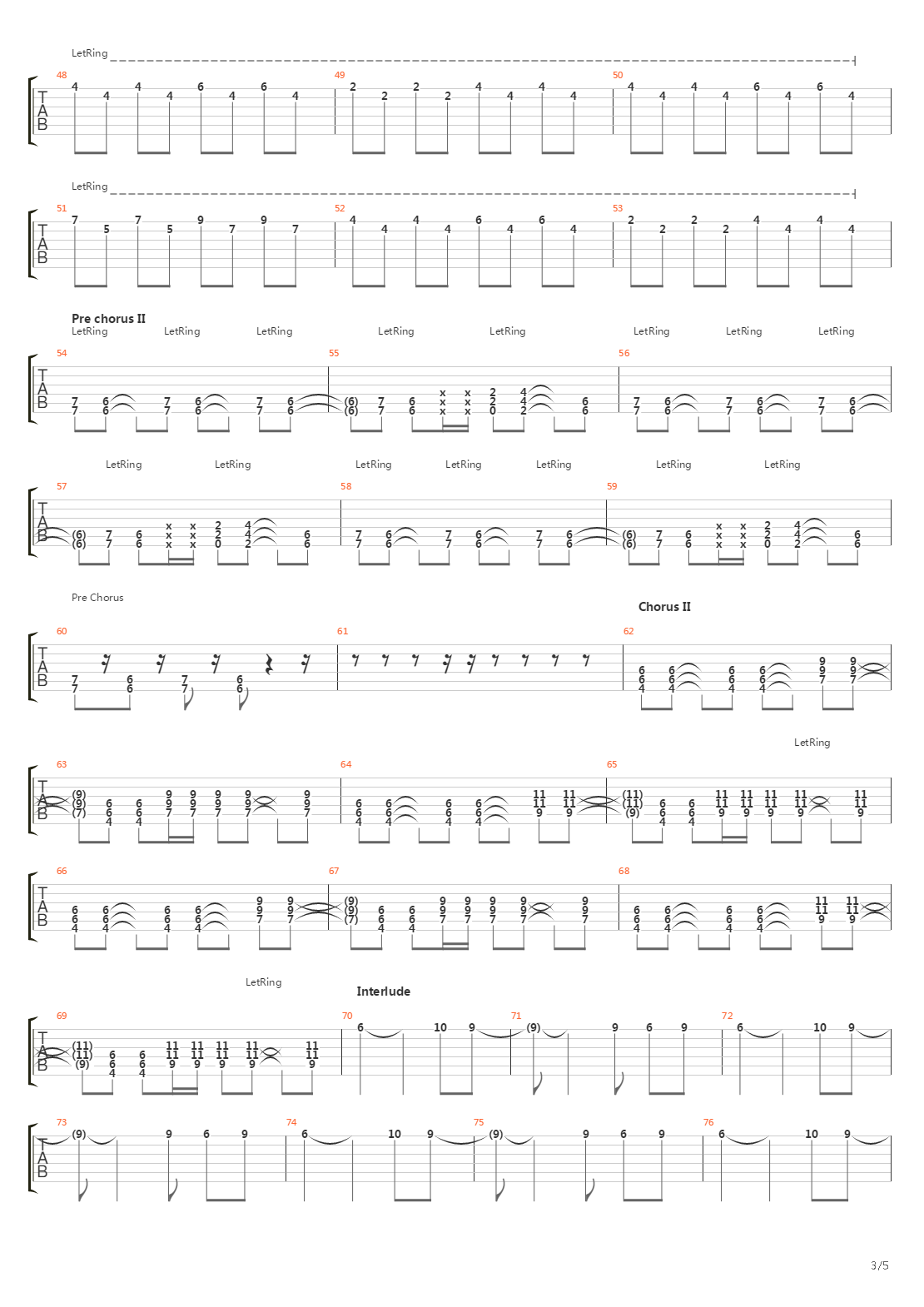 Part Of Me吉他谱