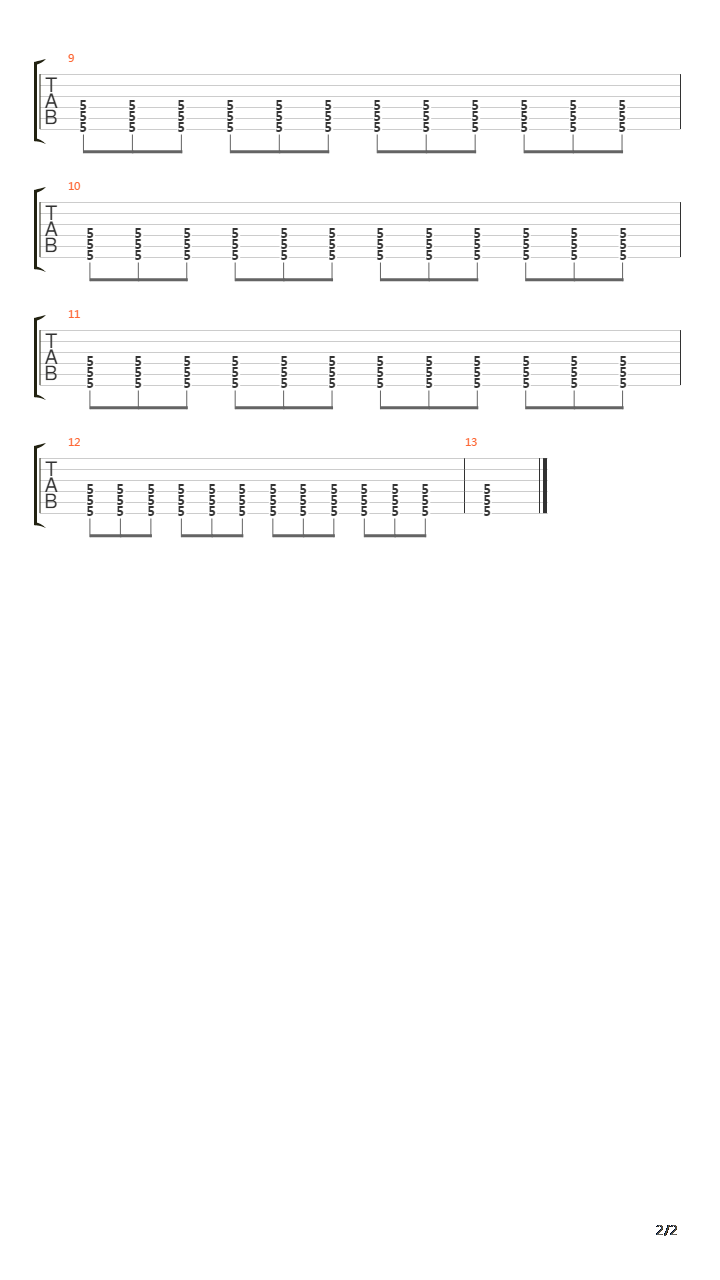 Wake吉他谱