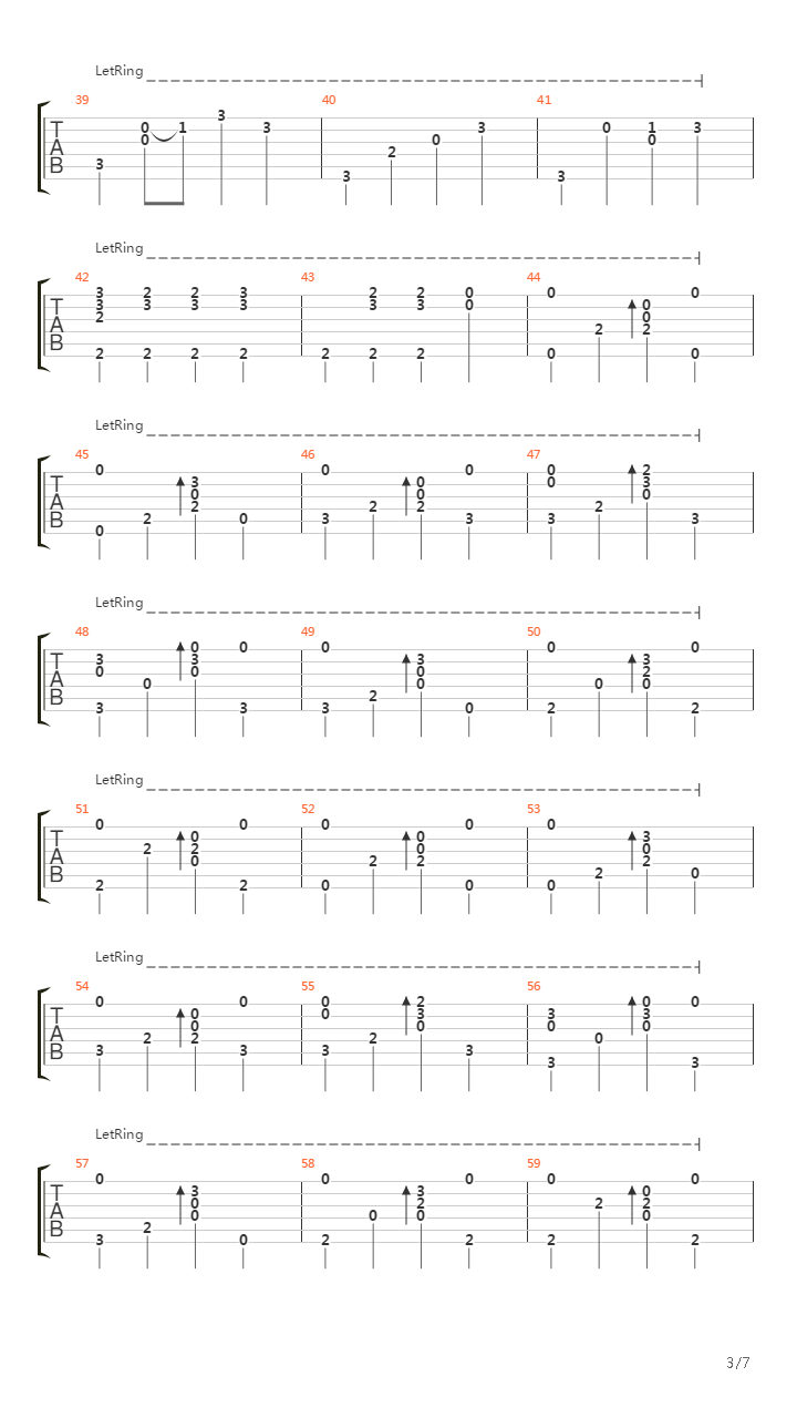 Numb吉他谱