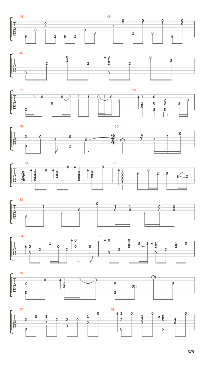 Melodies of Life吉他谱