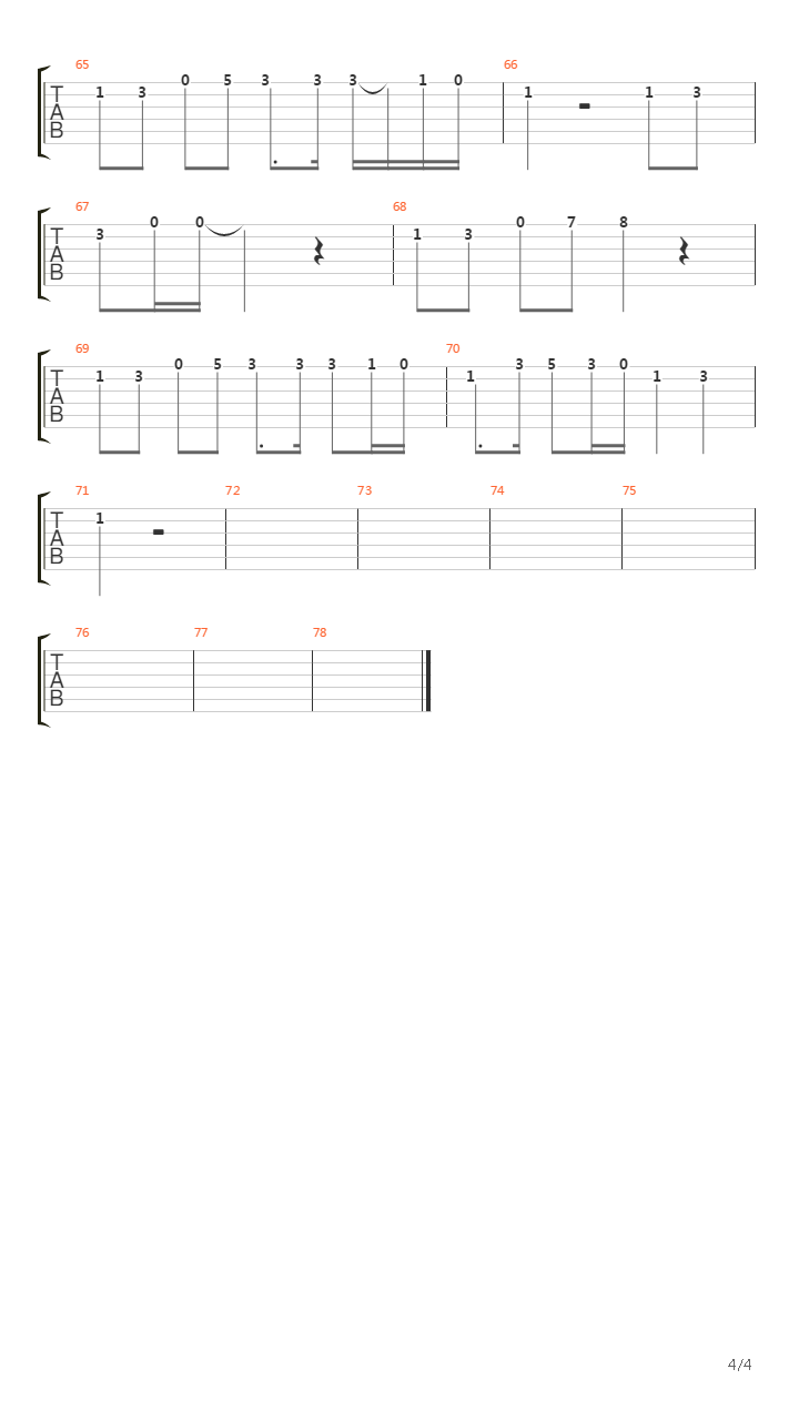 音葬吉他谱