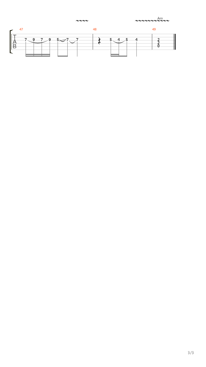 有没有一个人吉他谱