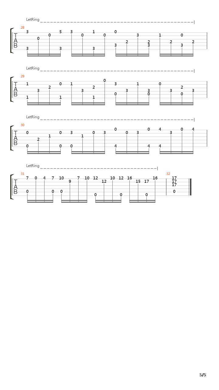 Croatian Rhapsody(克罗地亚狂想曲)吉他谱