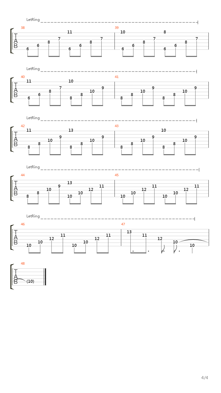 Prelude(水晶序曲)吉他谱