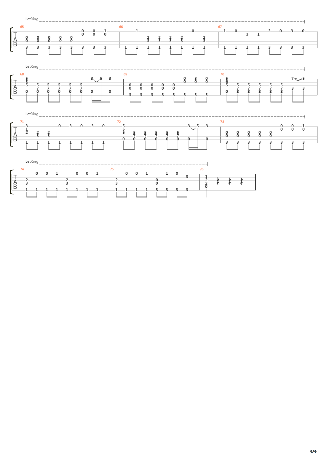 Rolling In The Deep吉他谱