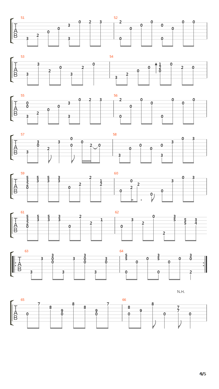 Way back into love吉他谱