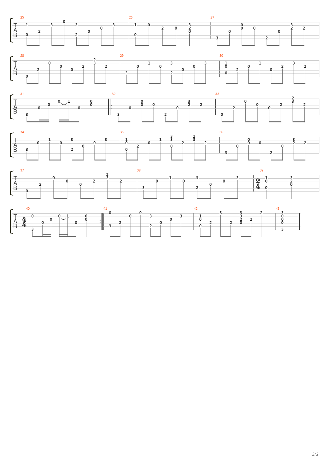还没取名吉他谱