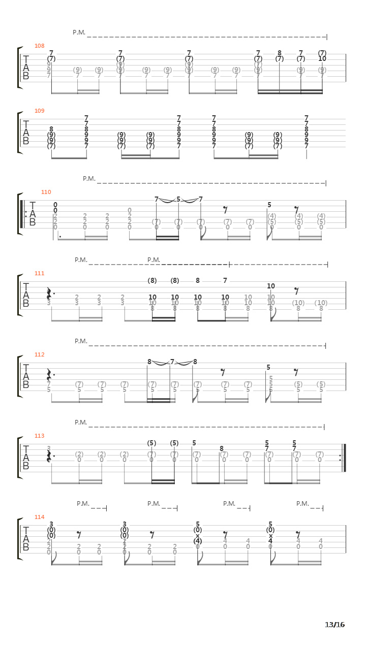 The Final Countdown吉他谱