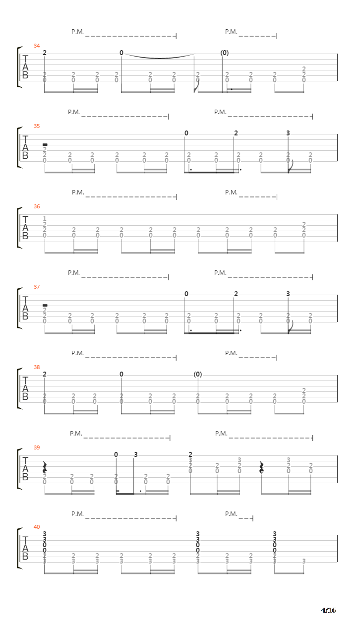 The Final Countdown吉他谱