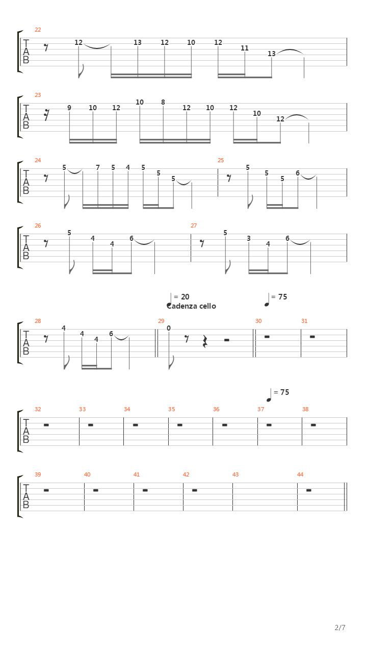 Otono Porteno吉他谱