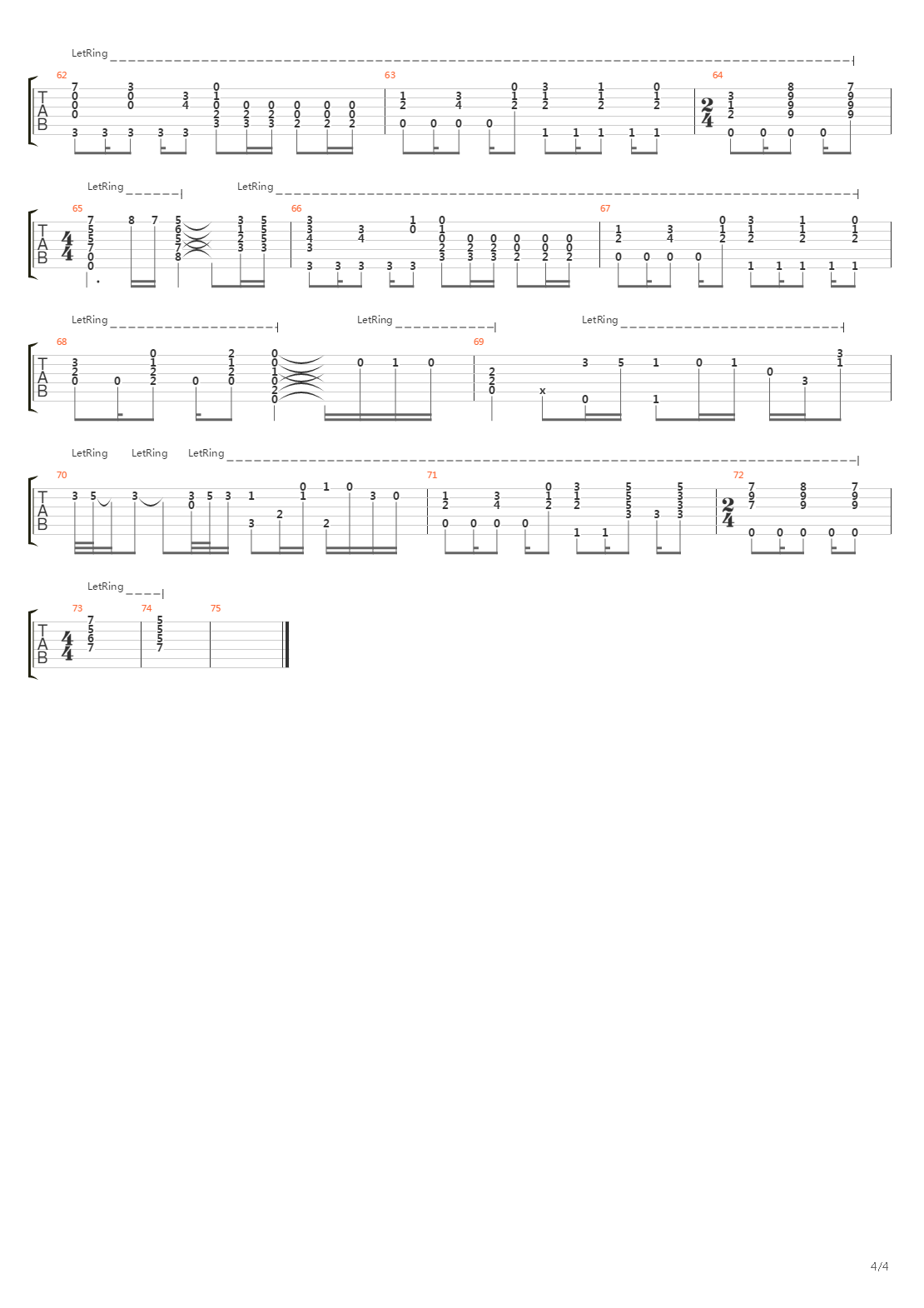 Lydia吉他谱