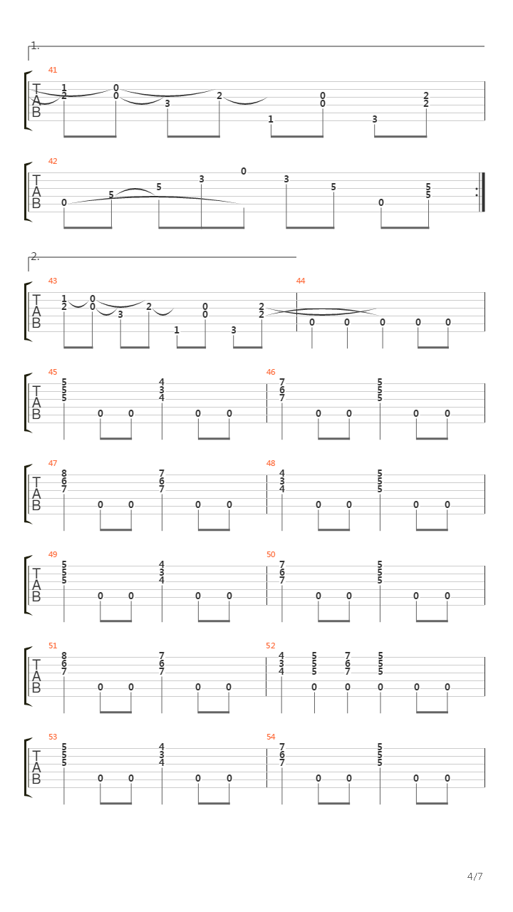 Old Town吉他谱