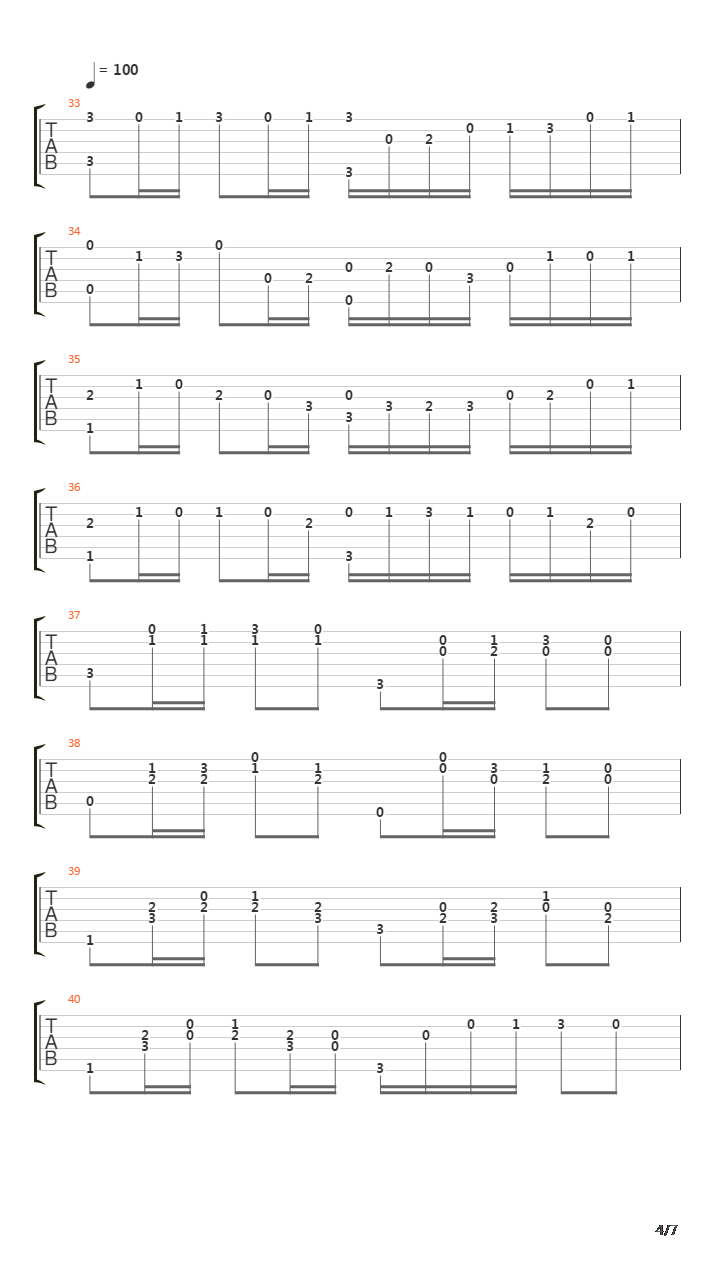 卡农(Canon)吉他谱