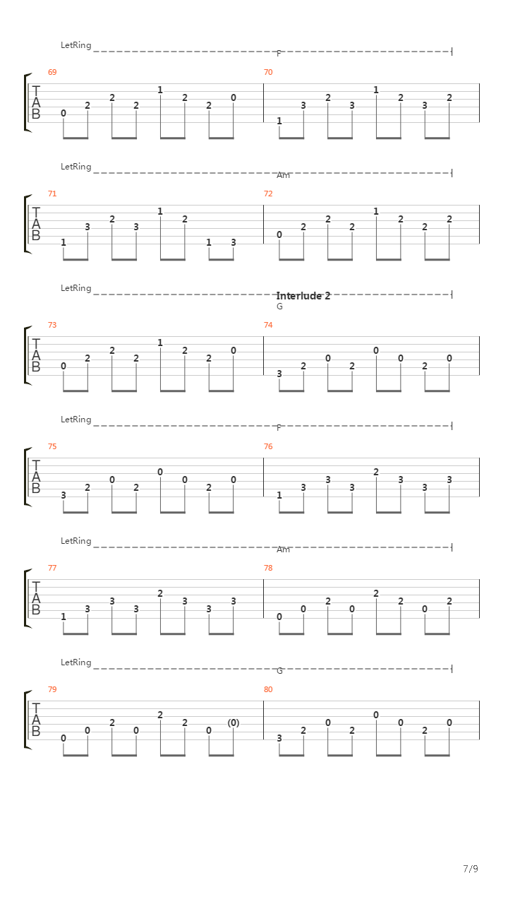 Nolita吉他谱