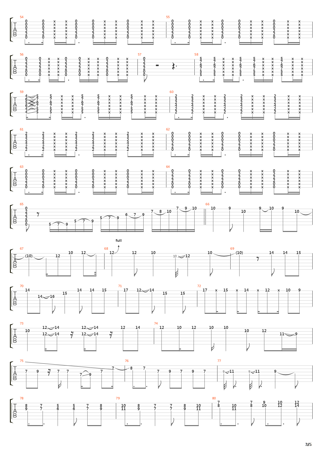 风('07 ver.)吉他谱