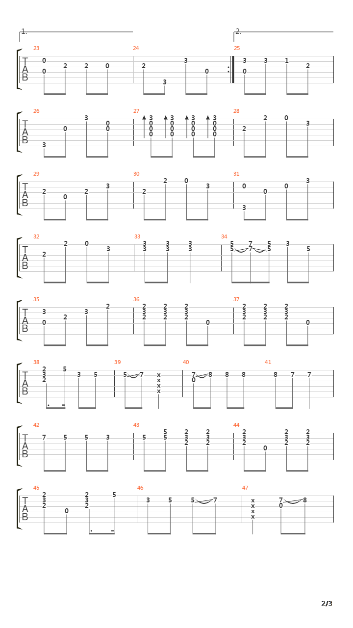 铃儿响叮当(Jingle Bells)吉他谱