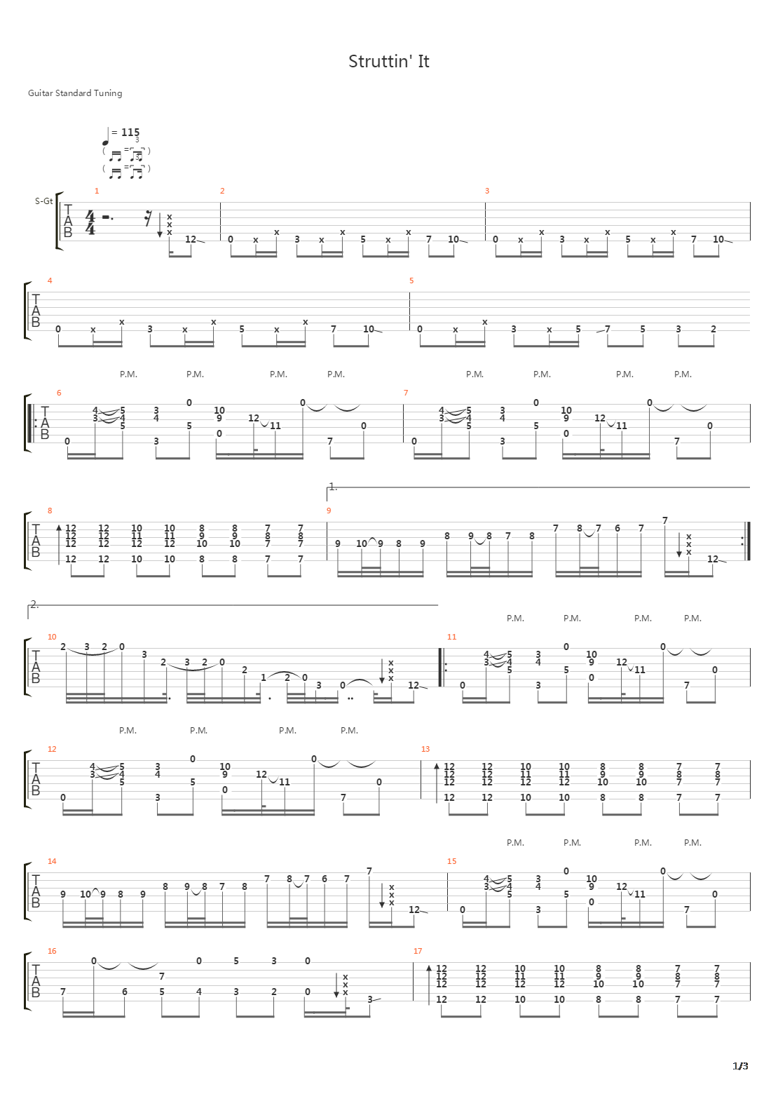 Struttin' It吉他谱