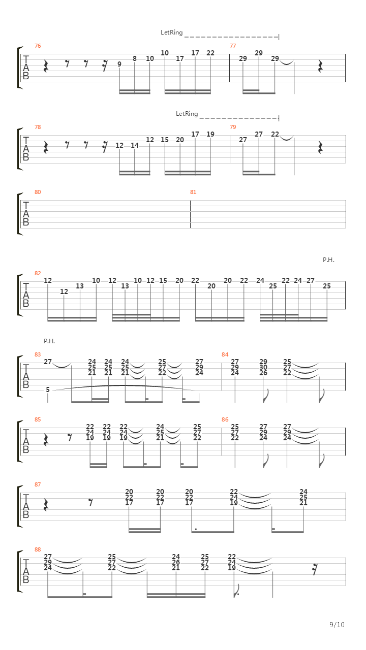 Reflections吉他谱